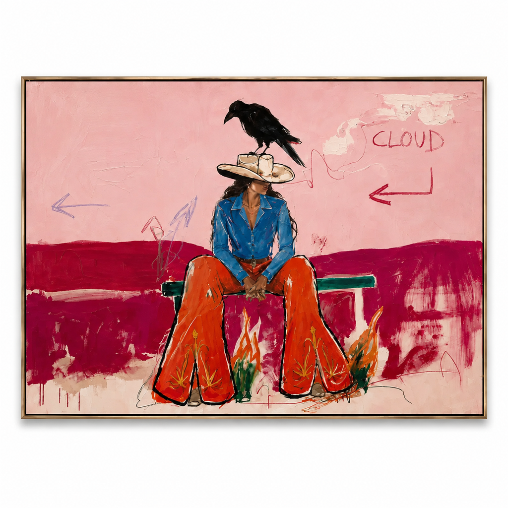 ARBYNART POP Art | Cowgirl & Crow