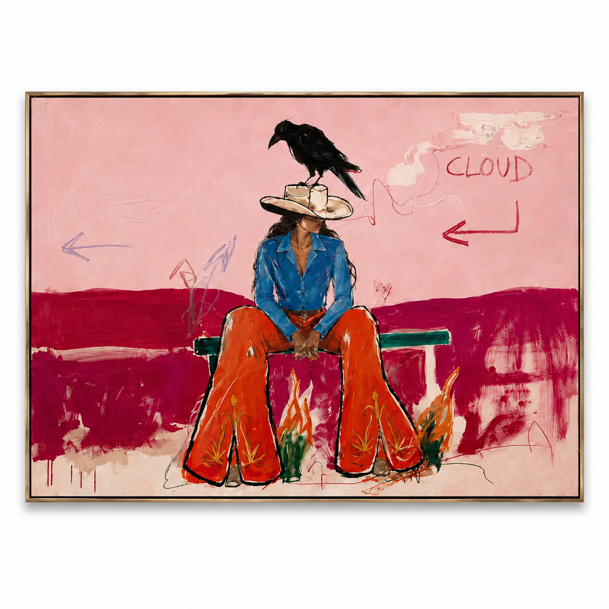 ARBYNART POP Art | Cowgirl & Crow