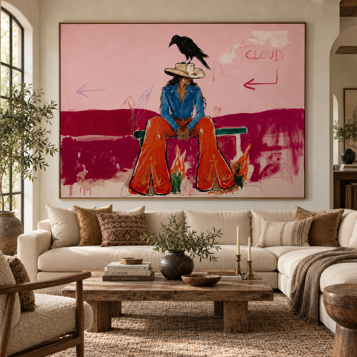 ARBYNART POP Art | Cowgirl & Crow
