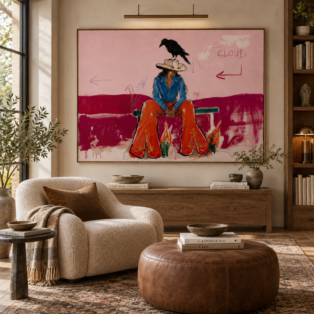 ARBYNART POP Art | Cowgirl & Crow