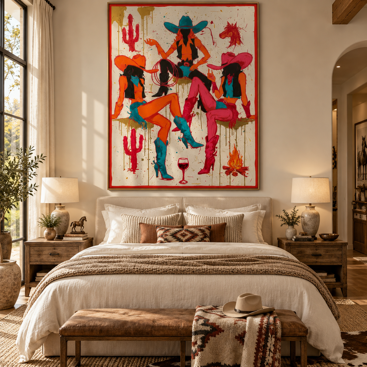 ARBYNART POP Art | Cowgirl Night