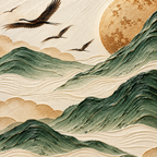 ARBYNART 3D Textured Art | Crane Mountain Glow