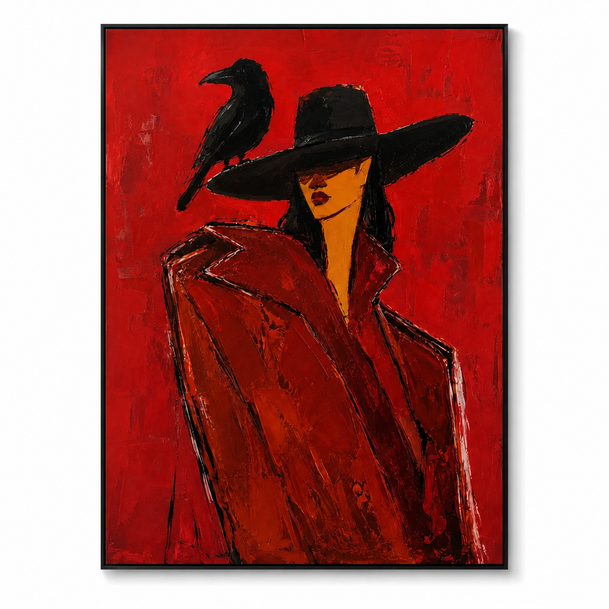 ARBYNART POP Art | Crimson Raven's Muse