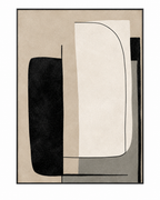 ARBYNART Abstract Art | Neutral Curve Blocks