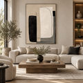 ARBYNART Abstract Art | Neutral Curve Blocks
