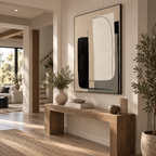 ARBYNART Abstract Art | Neutral Curve Blocks