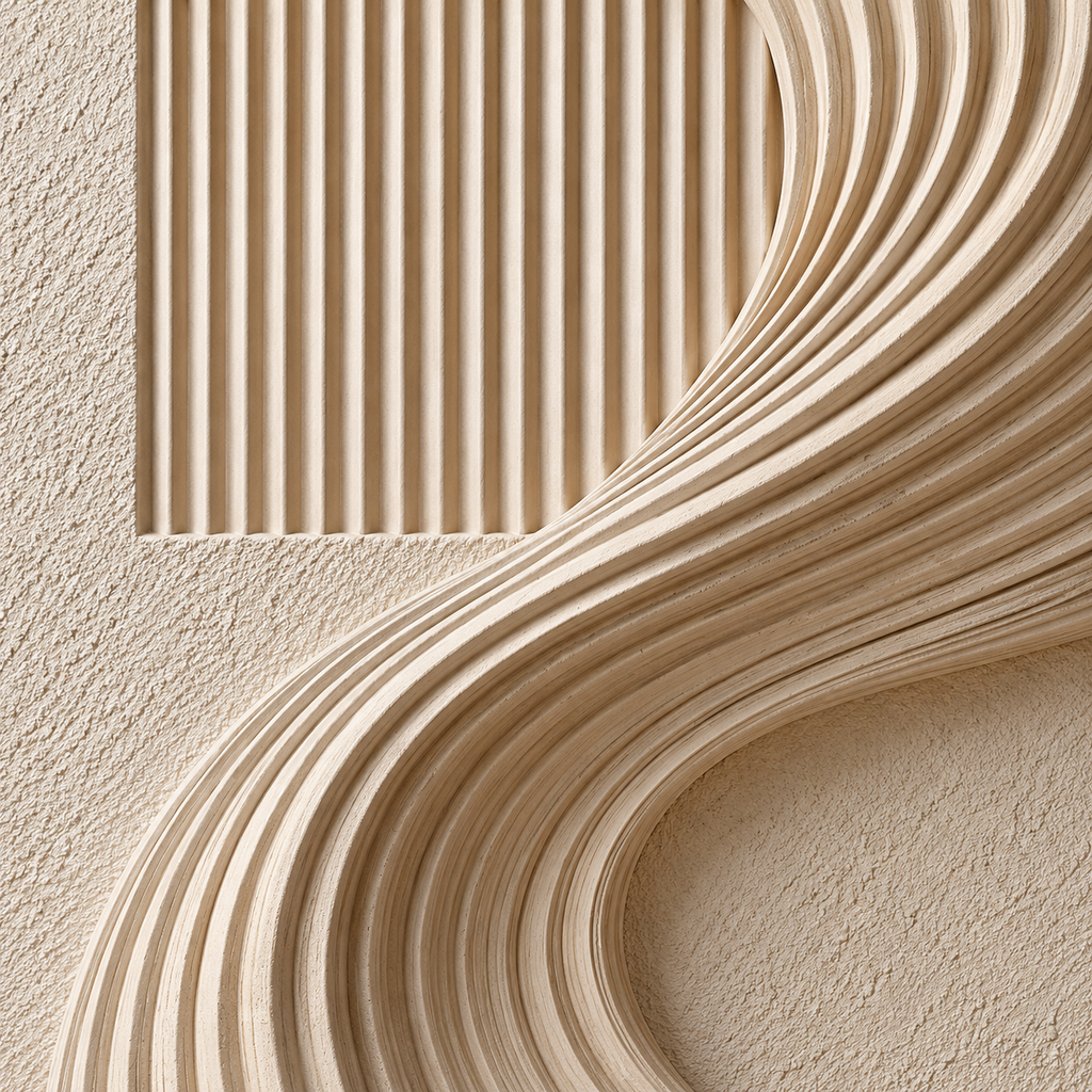 ARBYNART 3D Textured Art | Curved Sand Frame