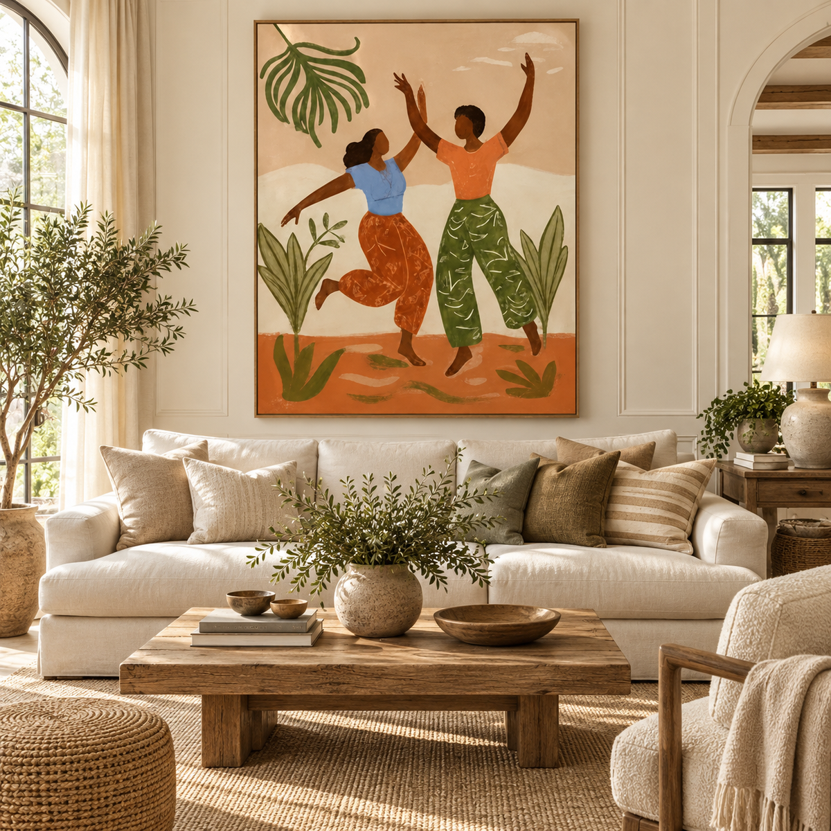 ARBYNART Vintage Americana Art | Dance of Joy