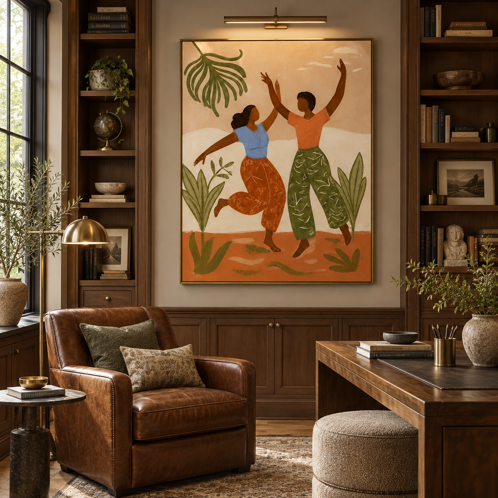 ARBYNART Vintage Americana Art | Dance of Joy