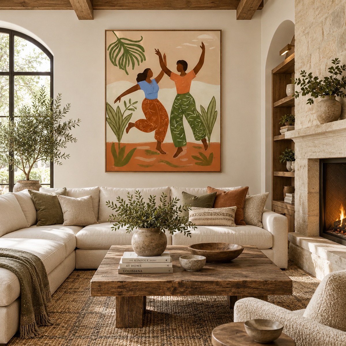 ARBYNART Vintage Americana Art | Dance of Joy