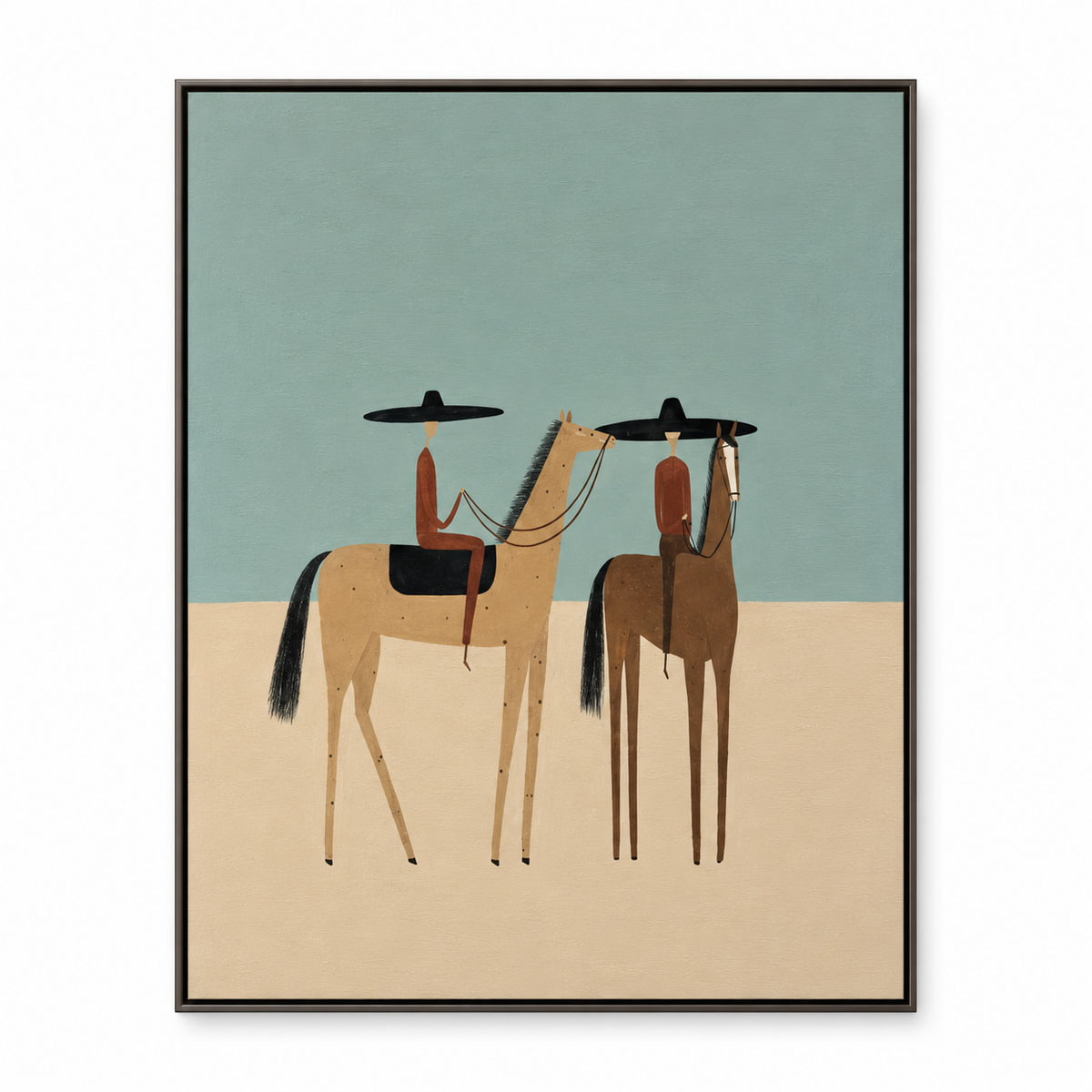 ARBYNART Vintage Americana Art | Desert Duet