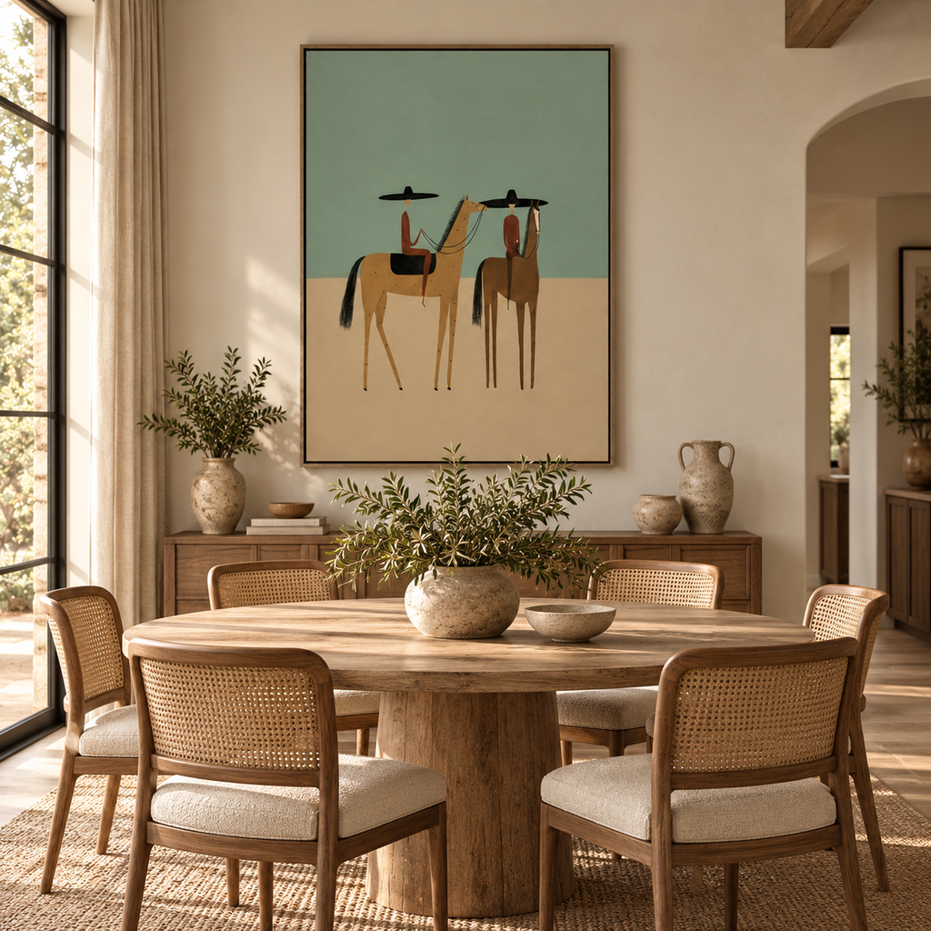 ARBYNART Vintage Americana Art | Desert Duet
