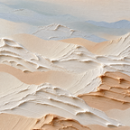 ARBYNART 3D Textured Art | Desert Dune Relief