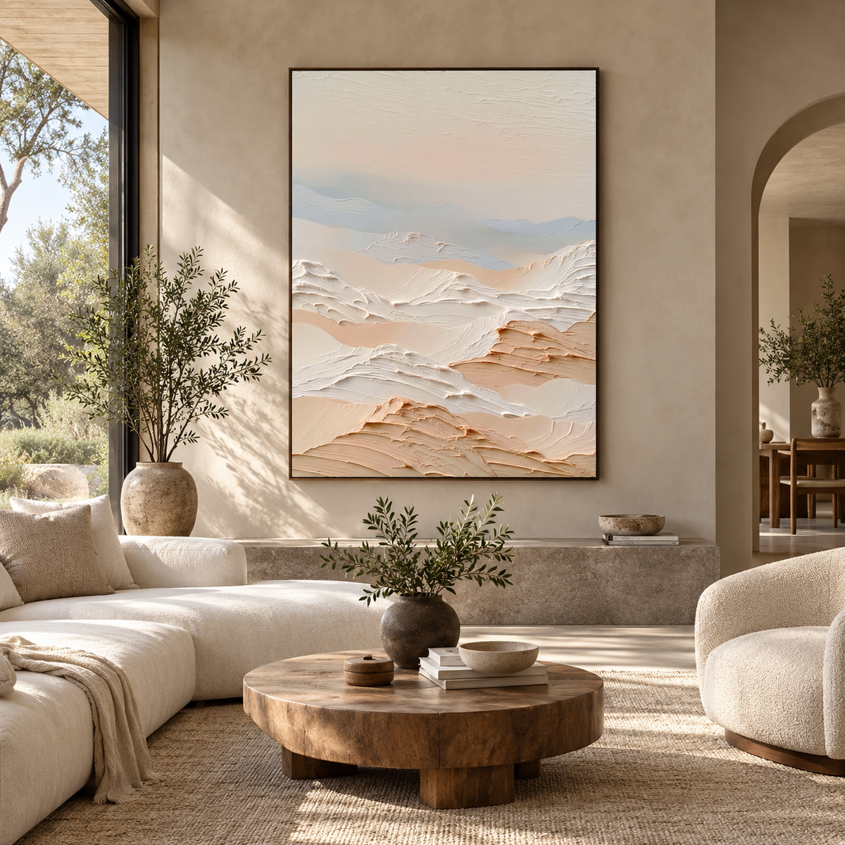 ARBYNART 3D Textured Art | Desert Dune Relief