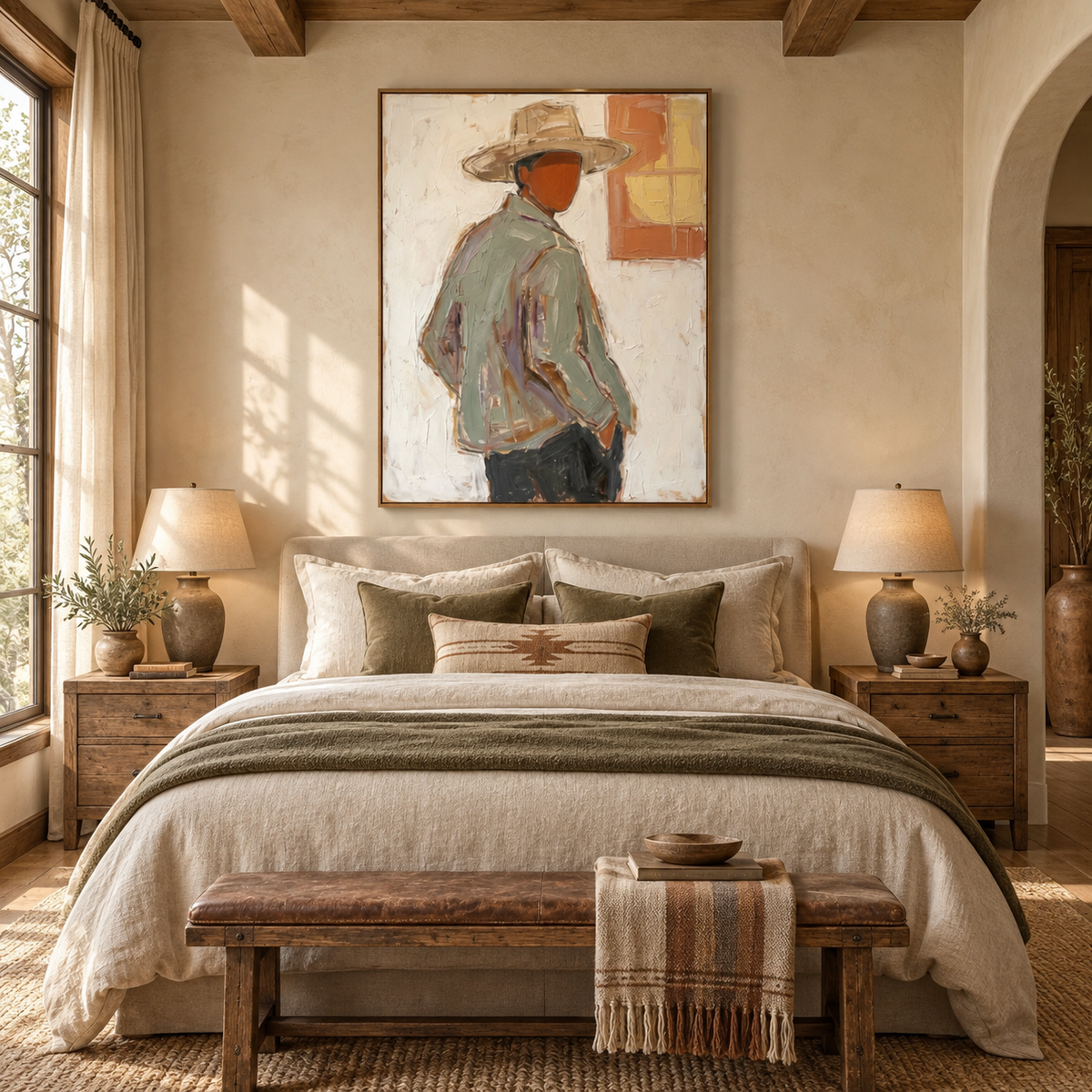 ARBYNART Vintage Americana Art | Desert Silence