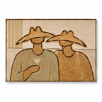 ARBYNART Vintage Americana Art | Double Hat Cocktail Moment