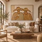 ARBYNART Vintage Americana Art | Double Hat Cocktail Moment