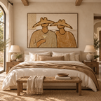 ARBYNART Vintage Americana Art | Double Hat Cocktail Moment