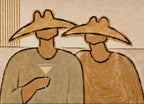 ARBYNART Vintage Americana Art | Double Hat Cocktail Moment