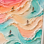 ARBYNART 3D Textured Art | Dreaming Tides