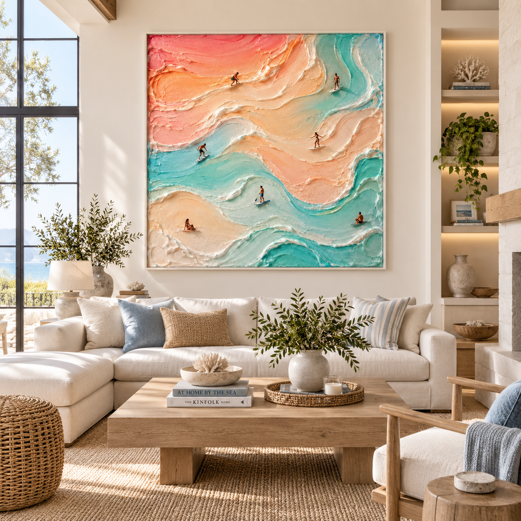 ARBYNART 3D Textured Art | Dreaming Tides