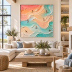ARBYNART 3D Textured Art | Dreaming Tides