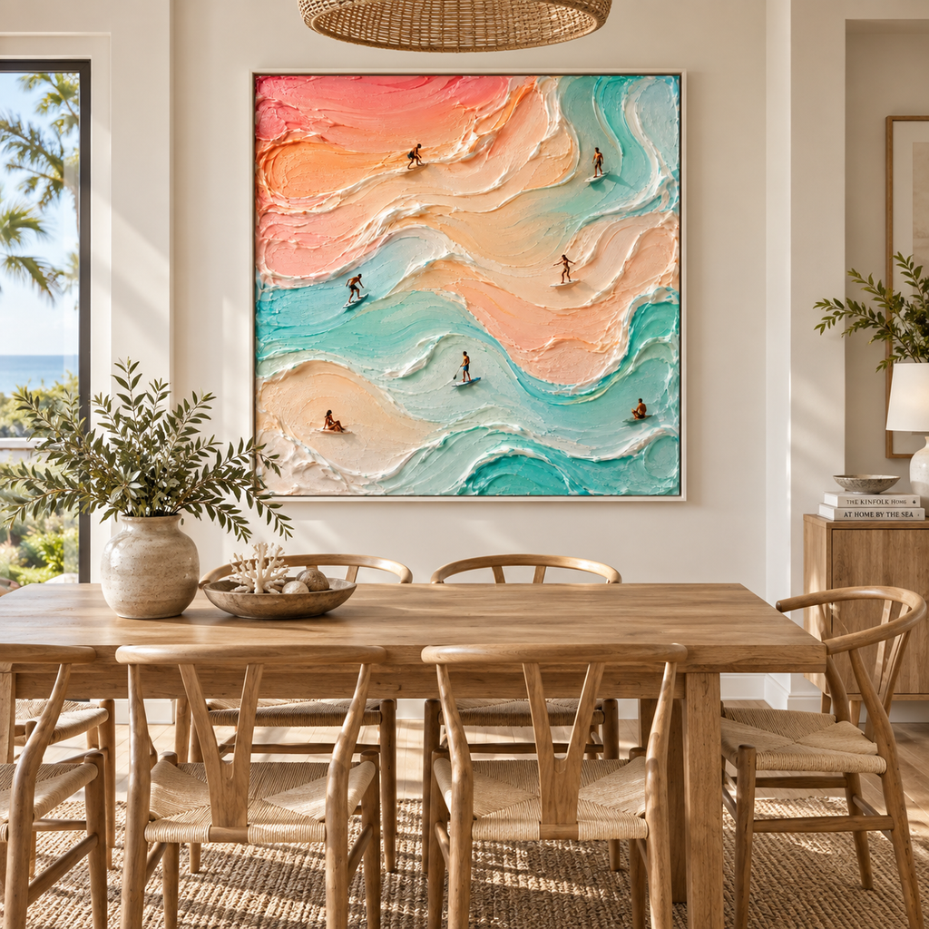ARBYNART 3D Textured Art | Dreaming Tides