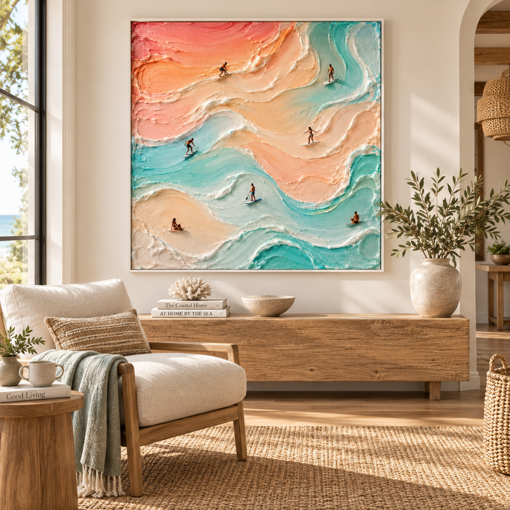 ARBYNART 3D Textured Art | Dreaming Tides
