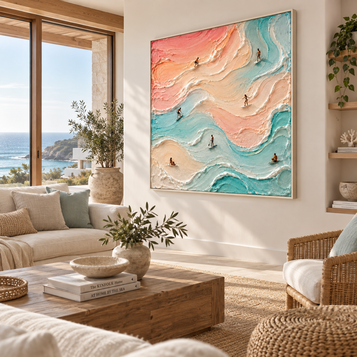 ARBYNART 3D Textured Art | Dreaming Tides