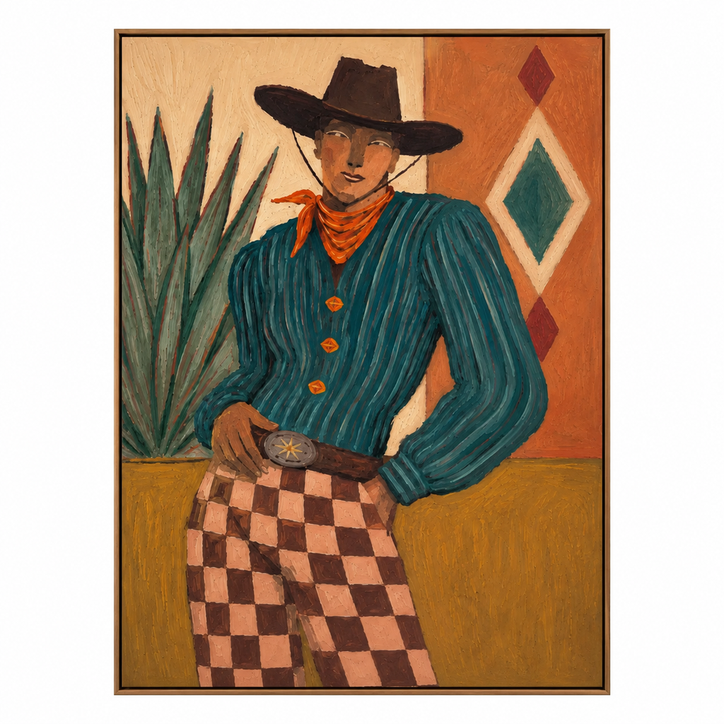 ARBYNART Vintage Americana Art | Dusty Patterns of the West