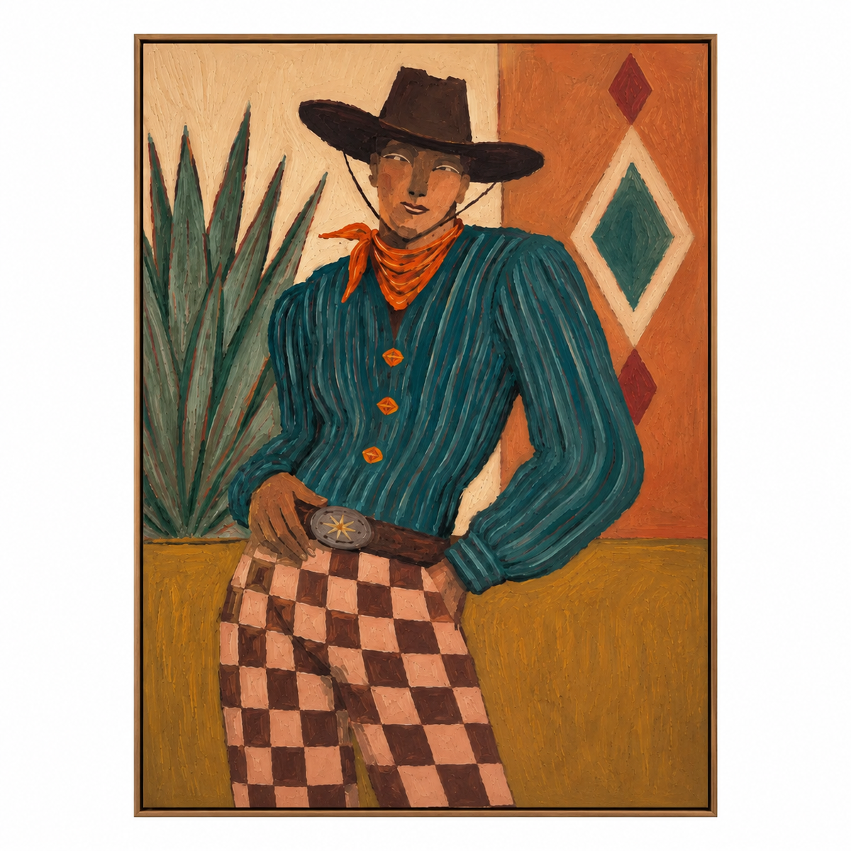 ARBYNART Vintage Americana Art | Dusty Patterns of the West