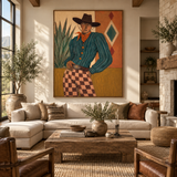 ARBYNART Vintage Americana Art | Dusty Patterns of the West