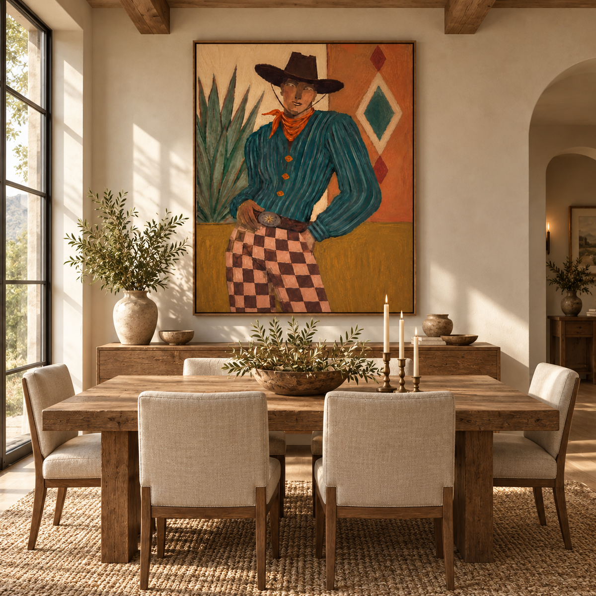 ARBYNART Vintage Americana Art | Dusty Patterns of the West