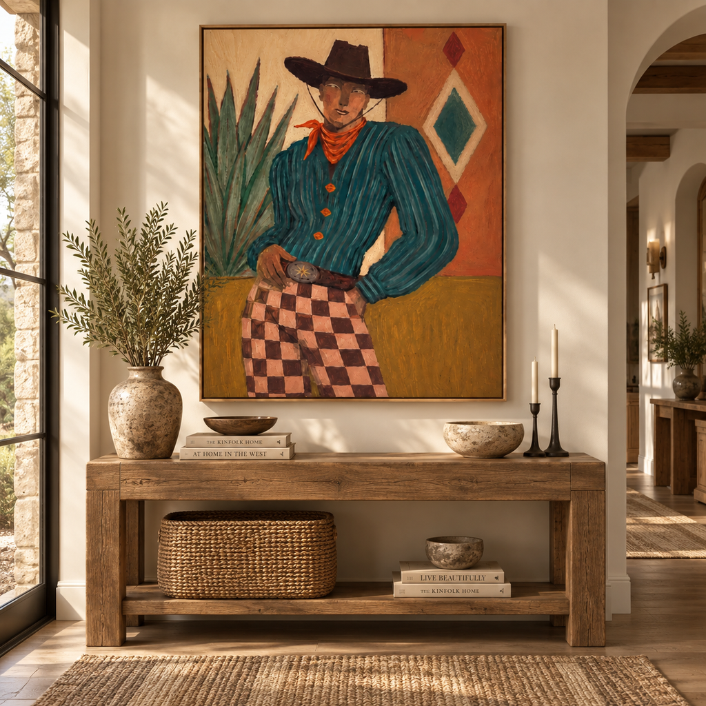 ARBYNART Vintage Americana Art | Dusty Patterns of the West