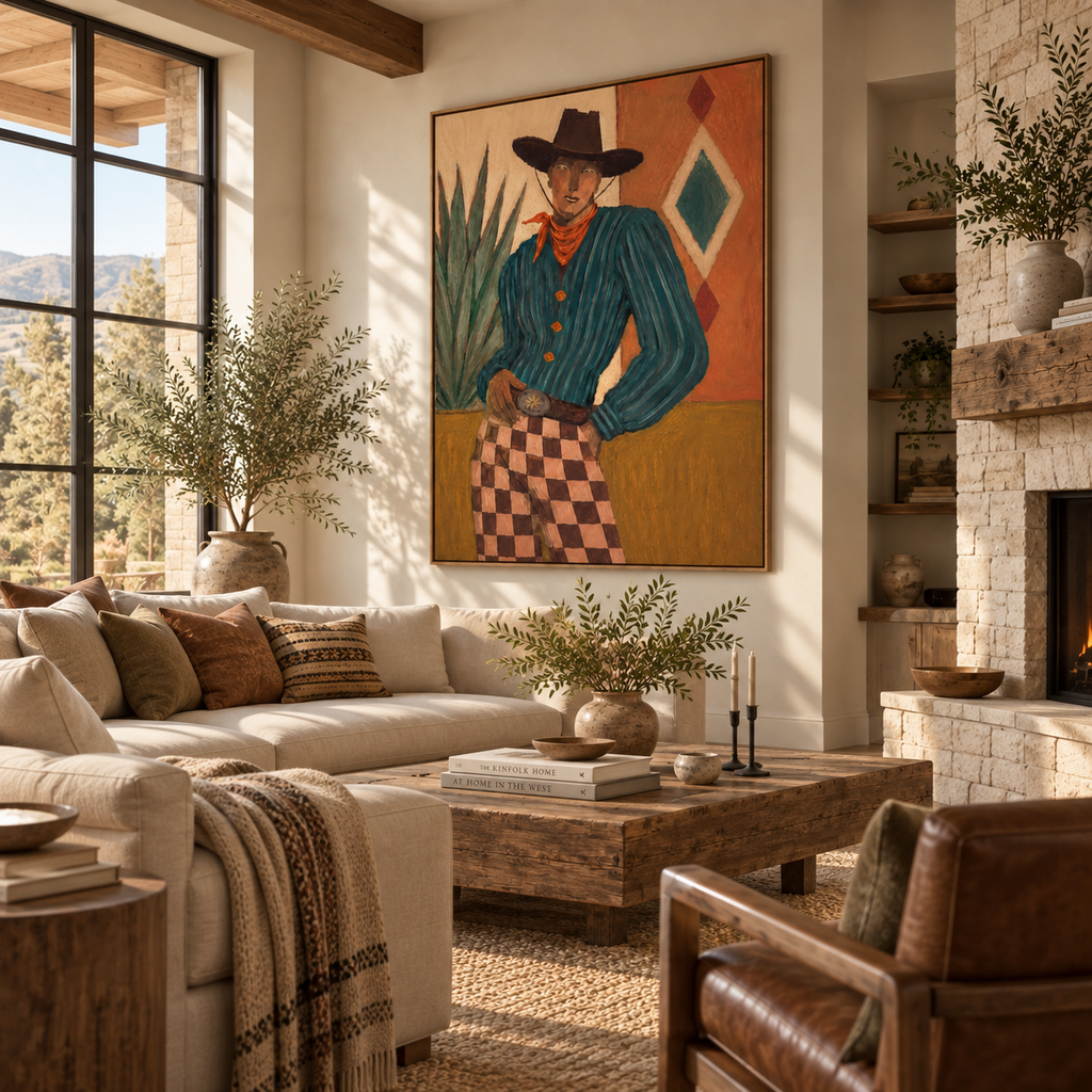 ARBYNART Vintage Americana Art | Dusty Patterns of the West