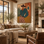 ARBYNART Vintage Americana Art | Dusty Patterns of the West