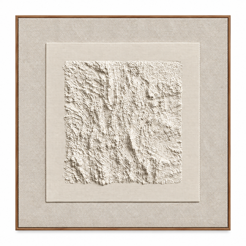 ARBYNART 3D Textured Art | Earthy Ridge Texture