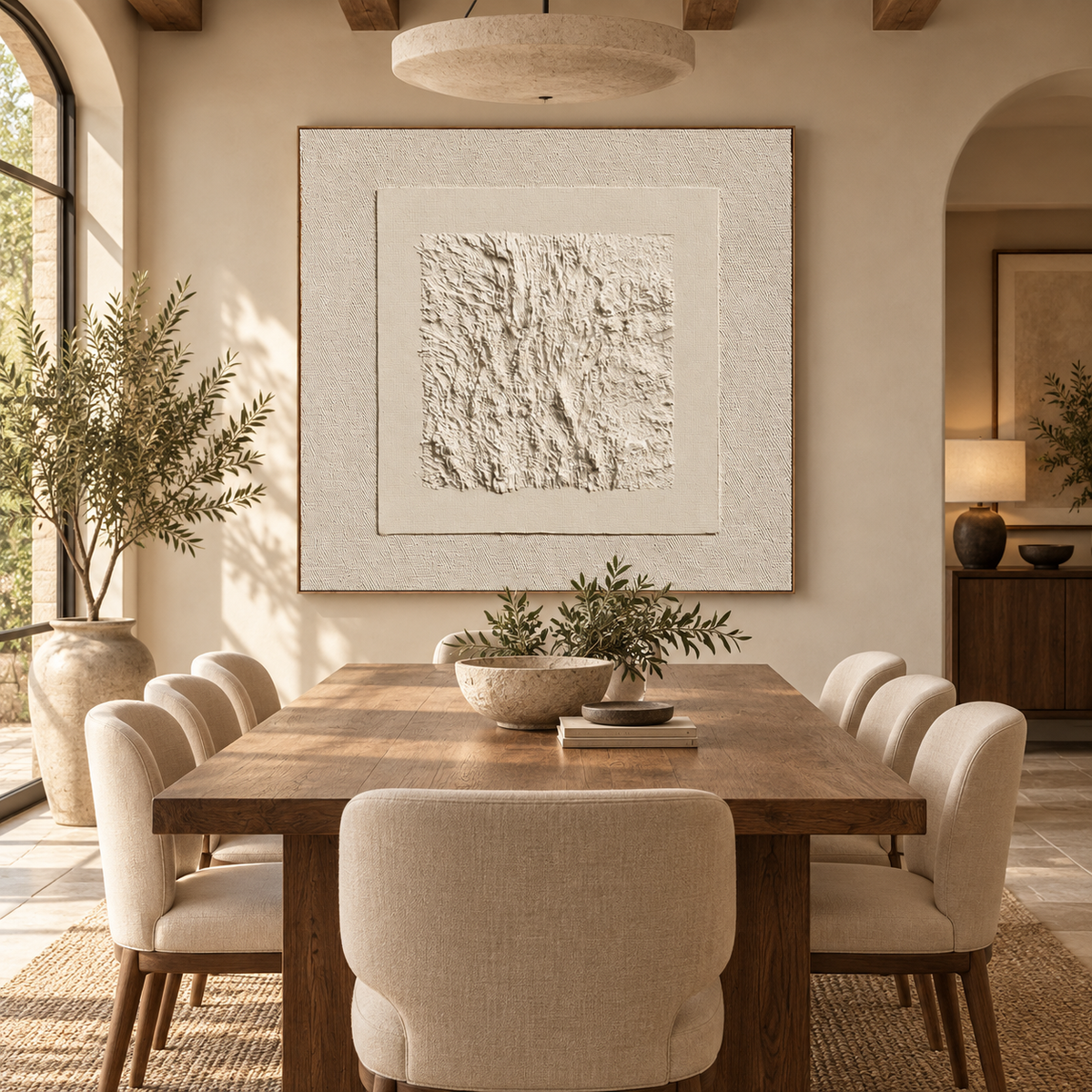 ARBYNART 3D Textured Art | Earthy Ridge Texture