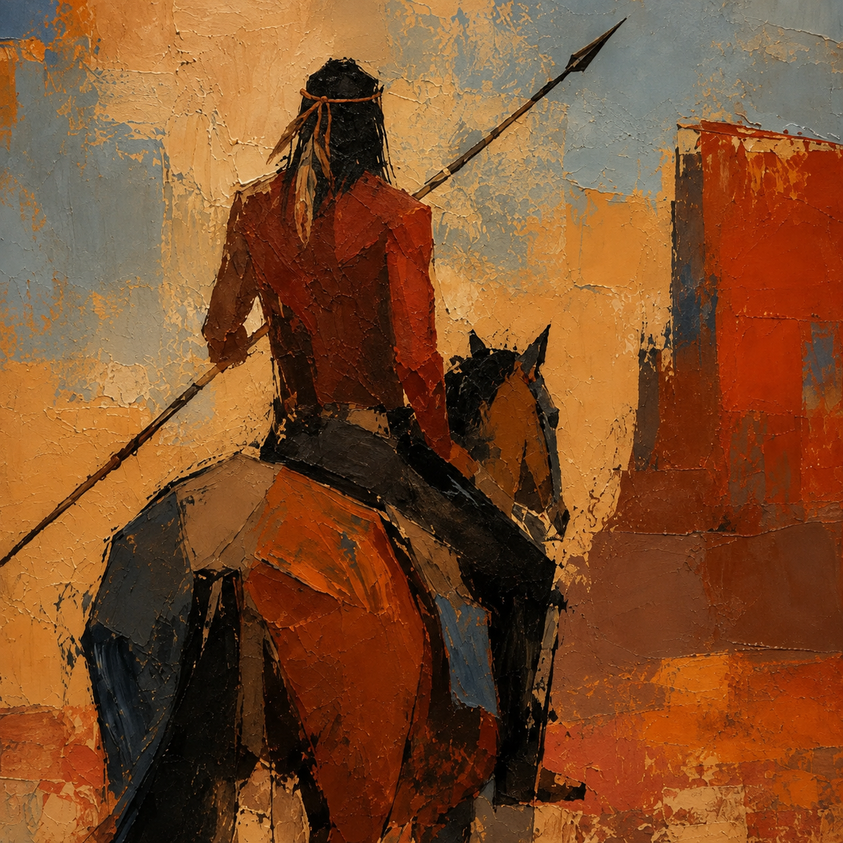 ARBYNART Vintage Americana Art | Echoes of the Crimson Canyon