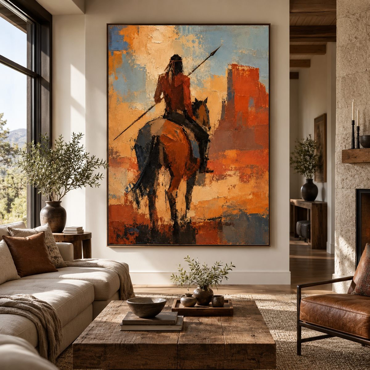 ARBYNART Vintage Americana Art | Echoes of the Crimson Canyon