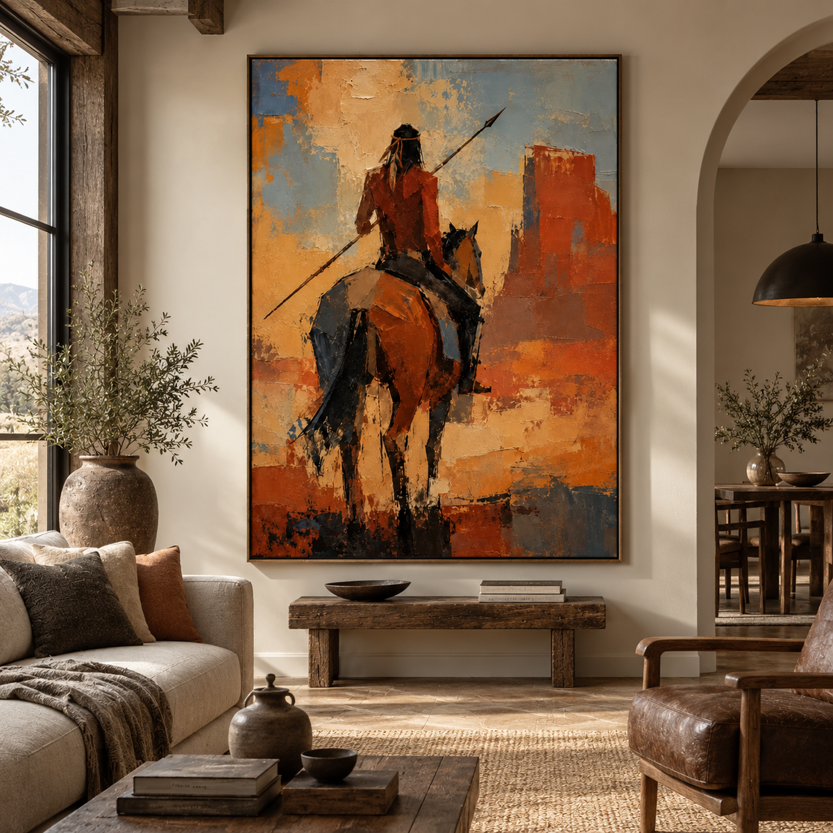 ARBYNART Vintage Americana Art | Echoes of the Crimson Canyon