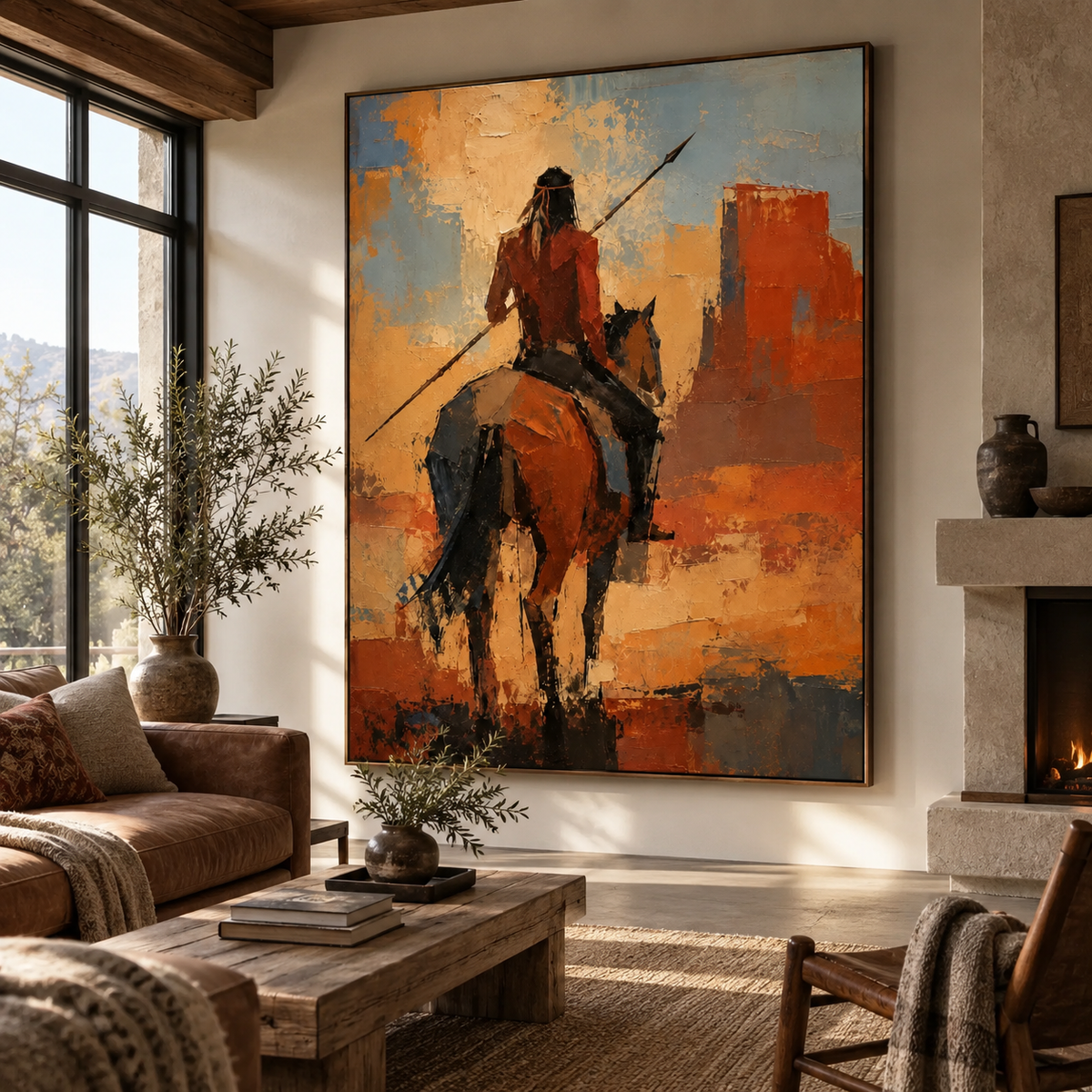 ARBYNART Vintage Americana Art | Echoes of the Crimson Canyon