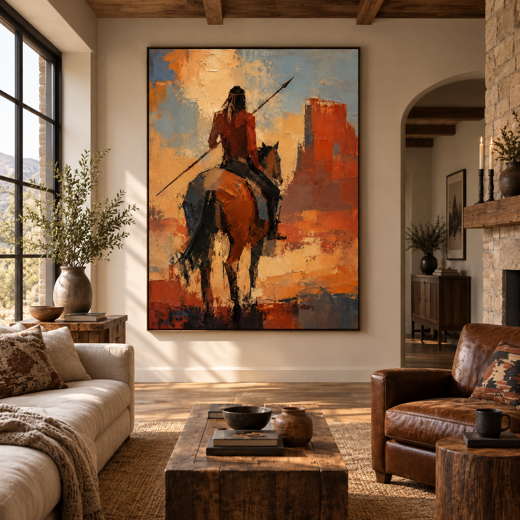 ARBYNART Vintage Americana Art | Echoes of the Crimson Canyon