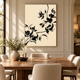 ARBYNART Abstract Art | Elegant Ink Blossoms