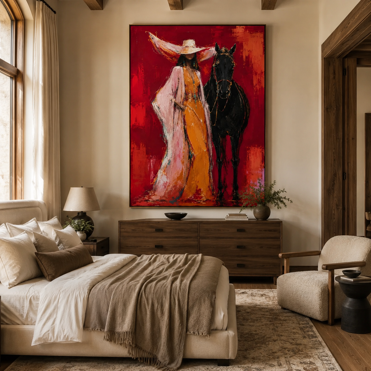 ARBYNART POP Art | Ember Reverie With Steed