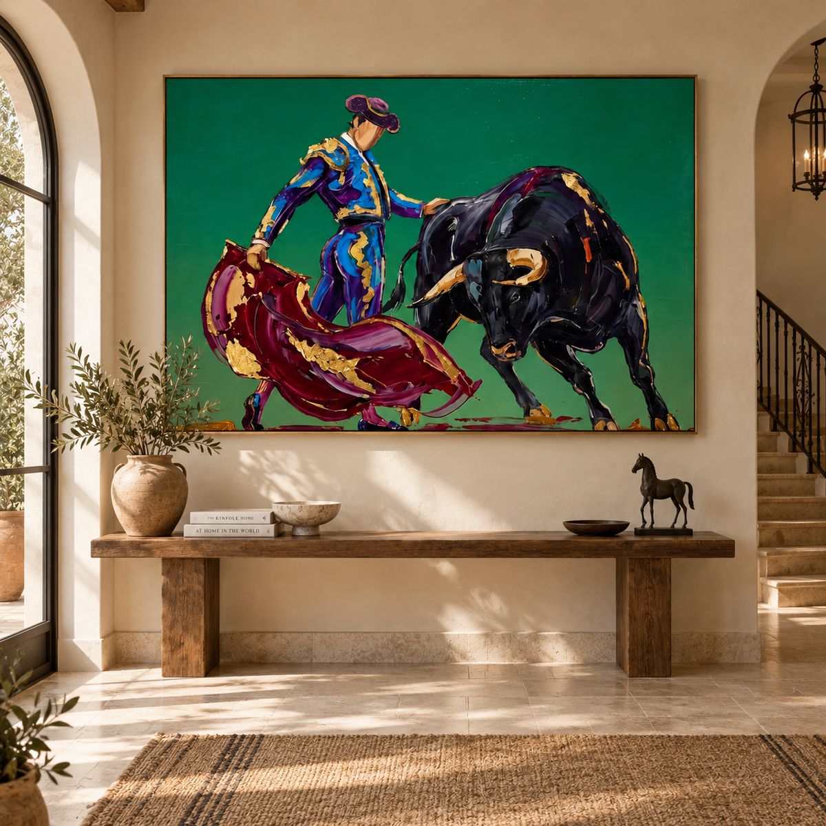 ARBYNART POP Art | Emerald Dance of the Bullfighter