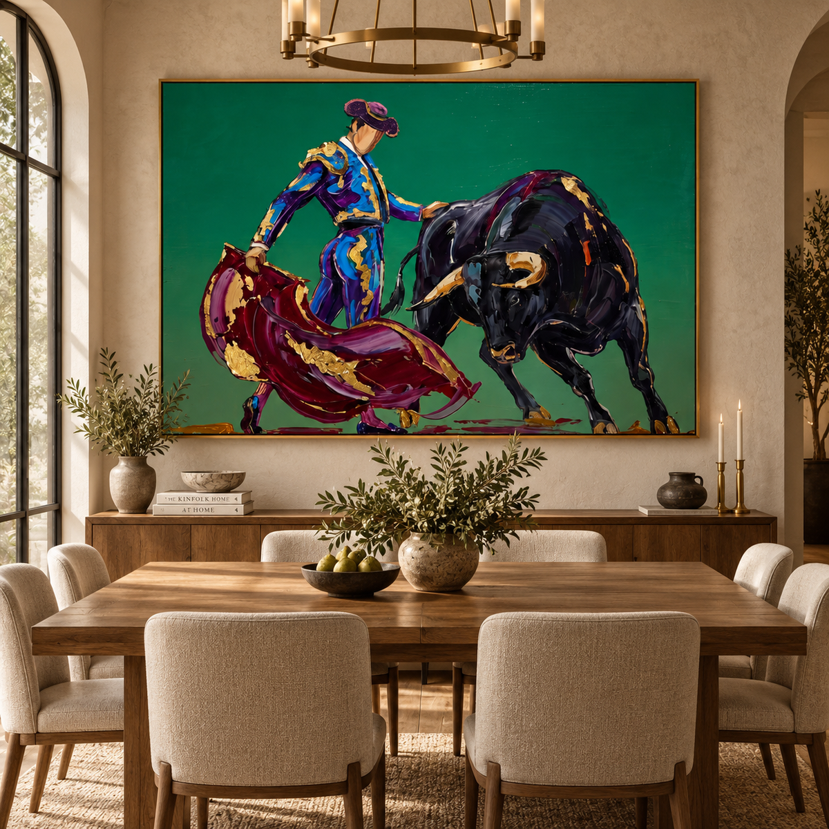 ARBYNART POP Art | Emerald Dance of the Bullfighter