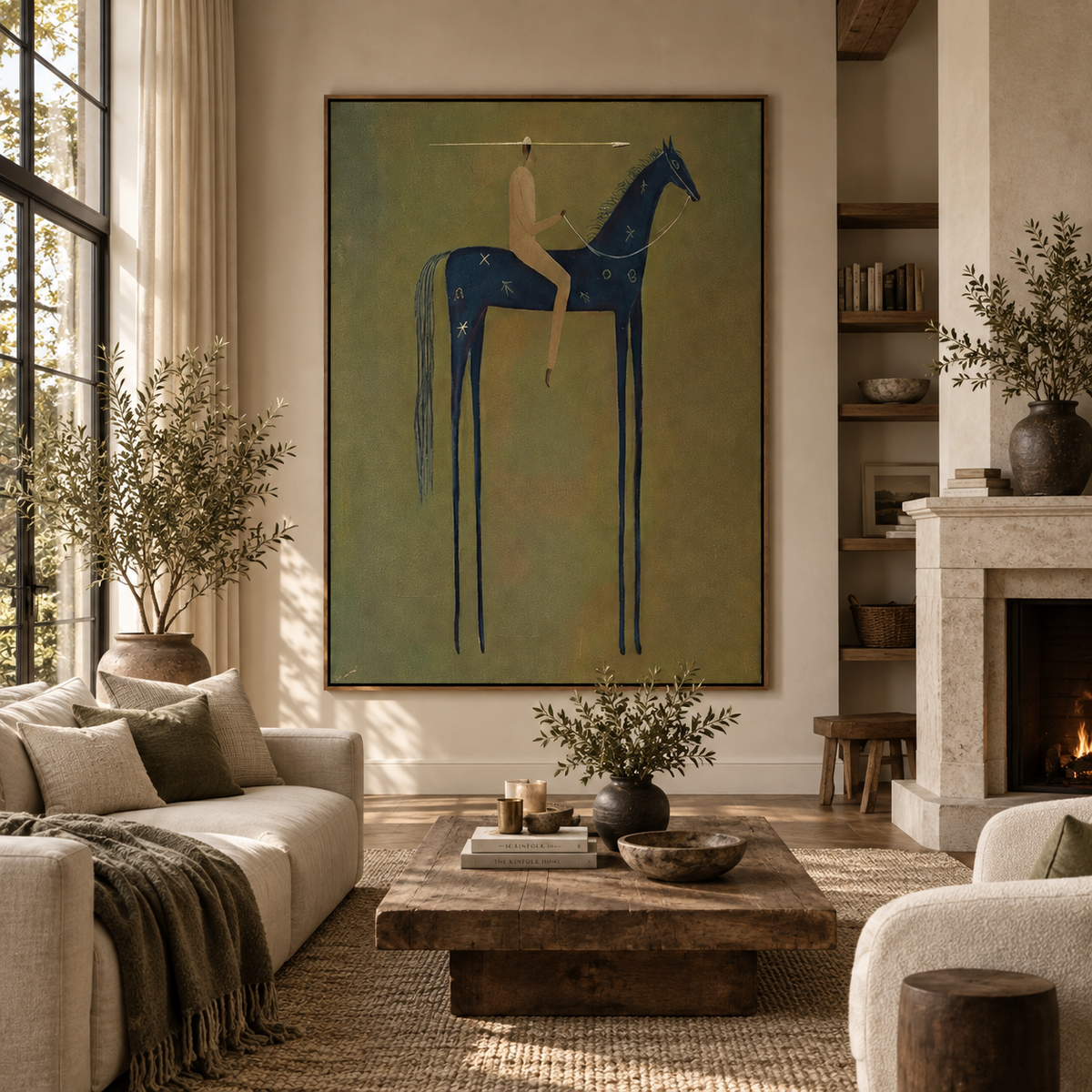 ARBYNART Vintage Americana Art | Emerald Stillness