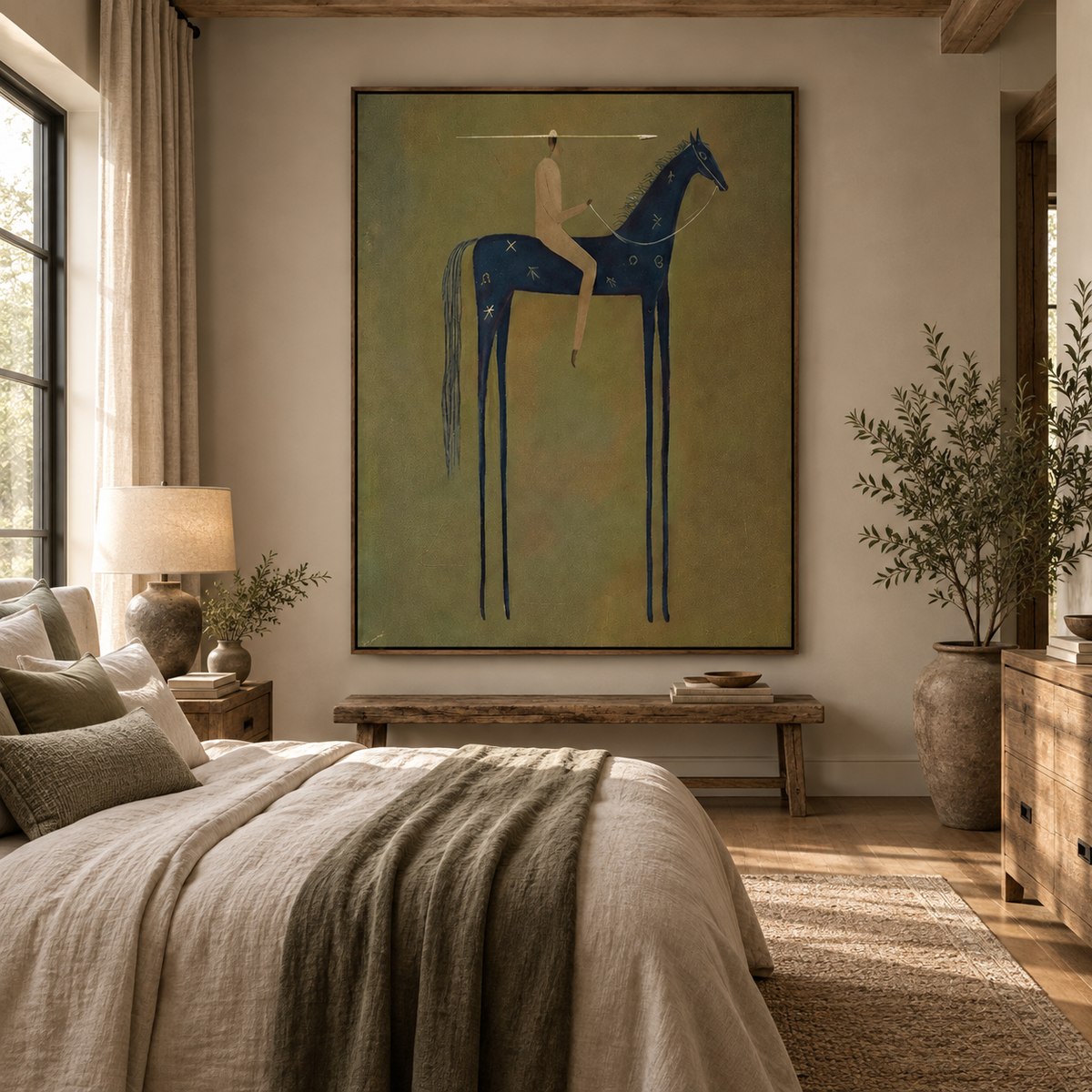 ARBYNART Vintage Americana Art | Emerald Stillness