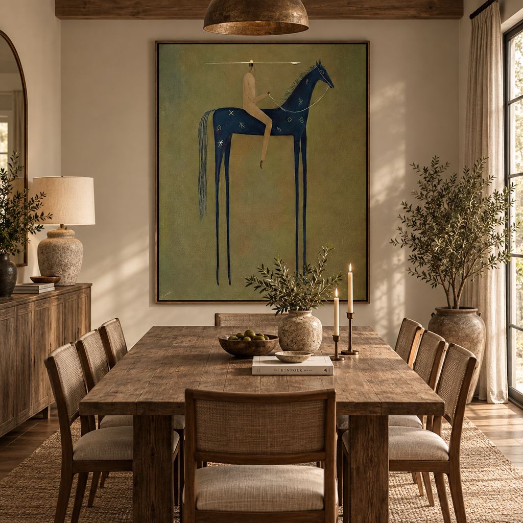 ARBYNART Vintage Americana Art | Emerald Stillness